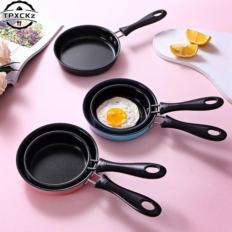 Egg Waffle Pan - Mini Koekenpan Roestvrij Staal Voorkomt Stokinductiepot