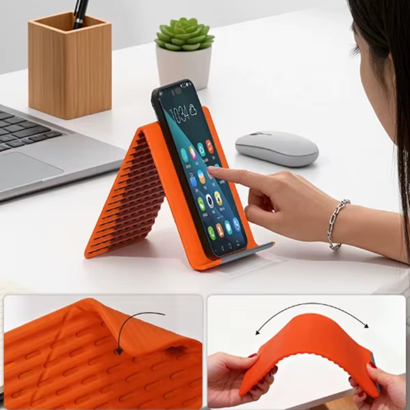 Draagbare siliconen telefoonho - Taco Stand Holder recensie en prijs